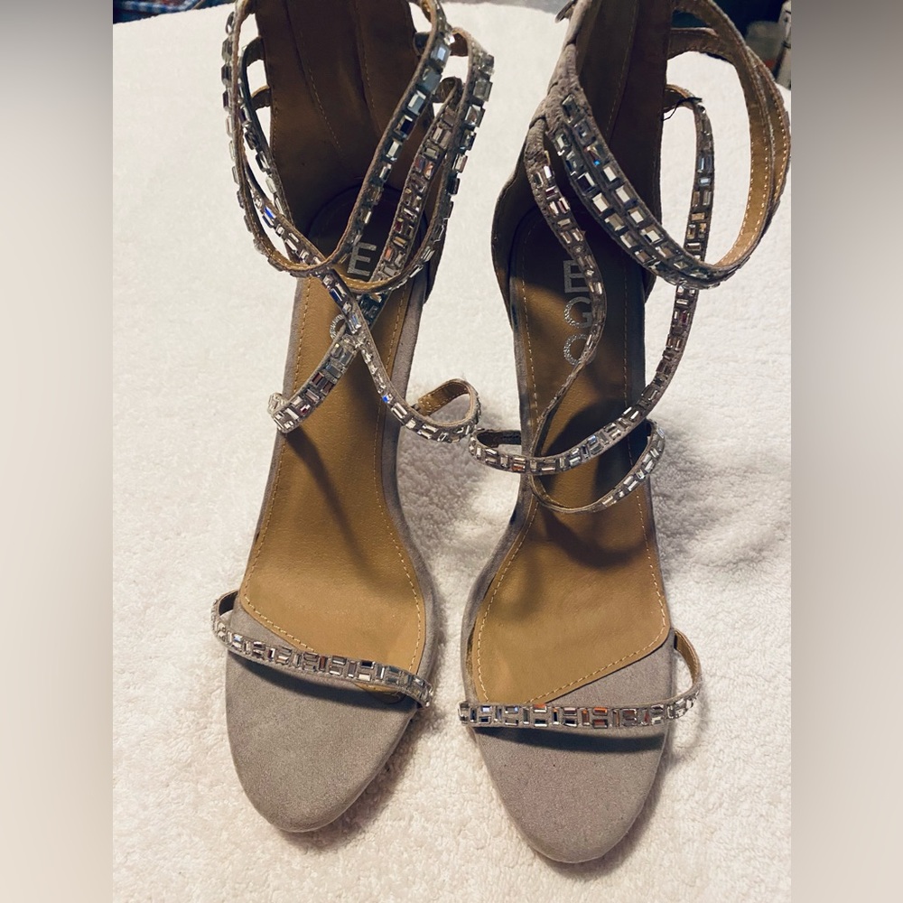 Brand New Suede Heels By EGO - Size 6 - Exact Heel Height 4.5 Inches - Box 48